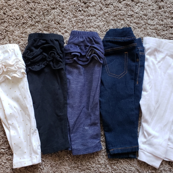 Lot of 15 Baby girl leggings/tights/pants - Picture 2 of 5